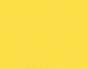 Swiss Dot HALF YARD Yellow C670-50 Riley Blake Designs 100% Cotton Fabric