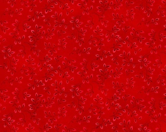 Folio - Cardinal Red 7755-81 by Henry Glass 100% Cotton Quilting Fabric Yardage