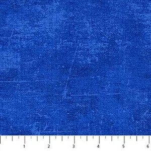 Canvas HALF YARD Cobalt Blue 9030-46 Northcott 100% Cotton Quilting Fabric