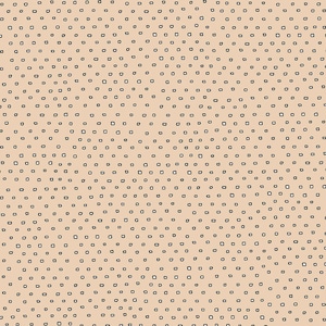 May include: A repeating pattern of small, irregular black squares on a light tan background. The squares are evenly spaced, creating a textured, dotted effect. The design is simple and abstract.