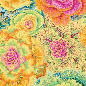Brassica HALF YARD Yellow PJ051.YELLO Kaffe Fassett 100% Cotton Quilting Fabric