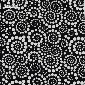 Circle Swirls HALF YARD Sable/Gray Batik 122149791 by Island Batik 100% Cotton Batik Fabric