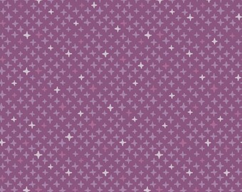 SALE Fabric Saguaro Shining Stars - Purple M10023-V3 by Maywood Studio 100% Cotton Quilting Fabric Yardage