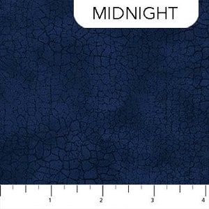 Crackle HALF YARD Midnight Blue 9045-49 by Northcott 100% Cotton Quilting Fabric