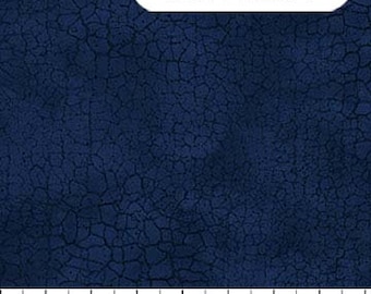 Crackle Midnight Blue 9045-49 by Northcott 100% Cotton Quilting Fabric Yardage