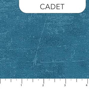 Canvas - HALF YARD Cadet Blue 9030-641 by Northcott 100% Cotton Quilting Fabric