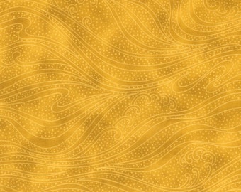 Color Movement - HALF YARD Yellow 1MV-28 by In The Beginning 100% Cotton Quilting Fabric