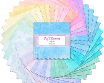 Charm Pack - Soft Dawn 507-113-507 by Wilmington Prints 100% Cotton Precut Fabric Squares