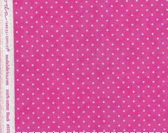 Essential Dots HALF YARD Bubble Gum Pink 8654-36 Moda 100% Cotton Quilting Fabric