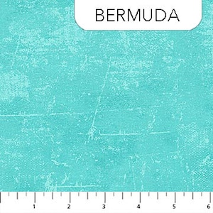 Canvas - HALF YARD Bermuda Aqua 9030-630 by Northcott 100% Cotton Quilting Fabric Yardage