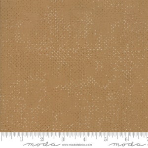 Spotted HALF YARD Toast Brown 1660-18 Zen Chic / Moda 100% Cotton Quilting Fabric