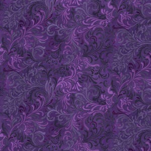 Embellishment HALF YARD Purple 51000-664 by Wilmington Prints 100% Cotton Fabric