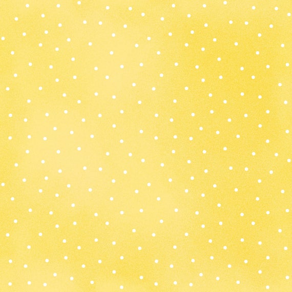 Beautiful Basics Maywood Studio Scattered Dots 8119-S4 100/% Cotton Quilting Citrus Yellow