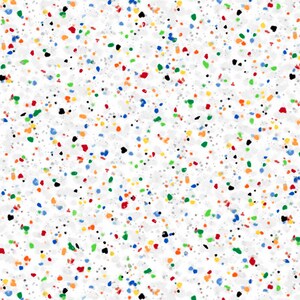 コットン Speckles HALF Yard White/multi QT Fabrics 27172-ZX 100% Cotton