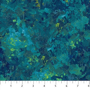 Chroma HALF YARD Peacock Green 9060-66 Northcott 100% Cotton Quilting Fabric