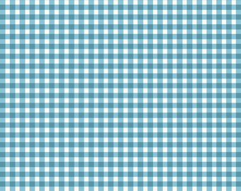 Checks - Aqua Haze 610-Q2 by Maywood Studio 100% Cotton Fabric Yardage