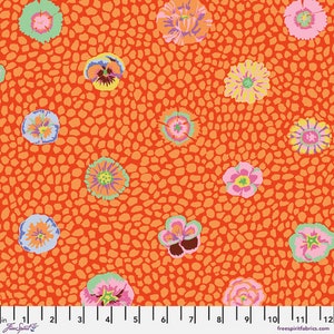 Guinea Flower Apricot HALF YARD GP59.APRI Kaffe Fassett 100% Cotton Quilting Fabric
