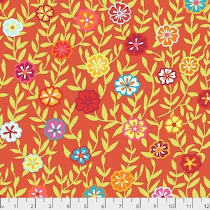 Busy Lizzy HALF YARD Red GP175.RED Kaffe Fassett 100% Cotton Quilting Fabric