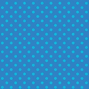 Alphabits Dots Blue/Aqua 11115-BLUE by Michael Miller Fabrics 100% Cotton Fabric Yardage