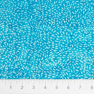 Ketan - HALF YARD Tropical Splash Batik 81000-621 by Banyan Batiks / Northcott 100% Cotton Batik Fabric