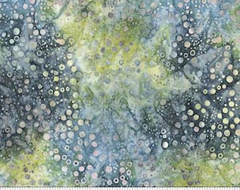 POP Dots HALF YARD Underwater 81900-92 by Banyan Batiks / Northcott 100% Cotton Batik Fabric