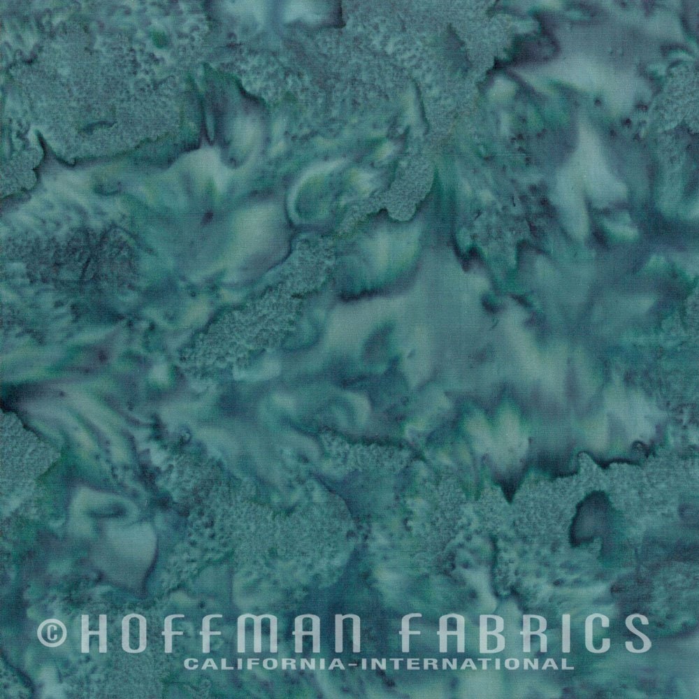 Hoffman Batiks HALF YARD Bayou Watercolor Batik  1895-577 Bali Hand Dyed 100% Cotton Batik Fabric