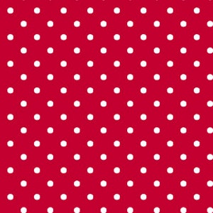 Dots & Stripes Mini Dots Red 28891-R by QT Fabrics 100% Cotton Quilting Fabric by the HALF YARD