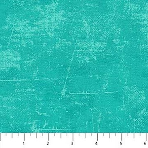 Canvas HALF YARD Turquoise 9030-62 Northcott 100% Cotton Quilting Fabric