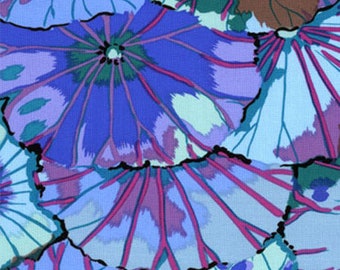 Lotus Leaf - Blue GP29.BLUE by Kaffe Fassett / FreeSpirit 100% Cotton Quilting Fabric Yardage