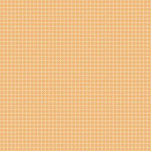 May include: A seamless pattern with a repeating design of small white circles and lines on a light orange background.