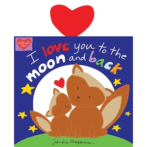 I Love You To The Moon Book Panel 5821P-1 by Studio E 100% Cotton Fabric Panel