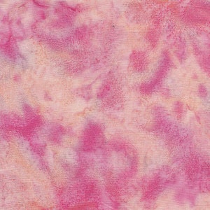 Island Batik HALF YARD Salmon Batik 514222 - 100% Cotton Batik Fabric