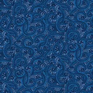 Napa Swirl Blue 1225-55 by Benartex 100% Cotton Quilting Fabric by the HALF YARD