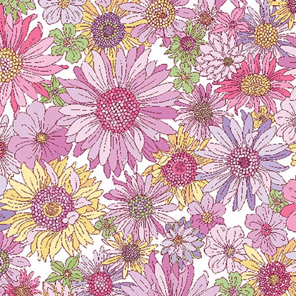 Sleepovers Best Friends Rose 13574-26 by Pat Sloan / Benartex 100% Cotton Quilting Fabric **ALMOST GONE**