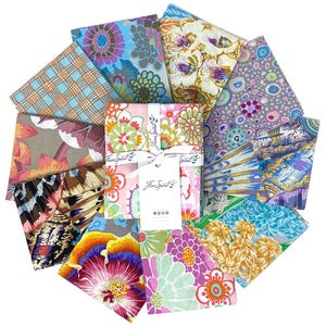 Fat Quarter Bundle - Pastel 4FQGP.PastelAug23 Kaffe Fassett / FreeSpirit 100% Cotton Precut Fabric