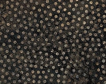 Stonehenge Retro Vibes HALF YARD Dotty Black / Slate 27745-99 Northcott 100% Cotton Quilting Fabric - cut continuous