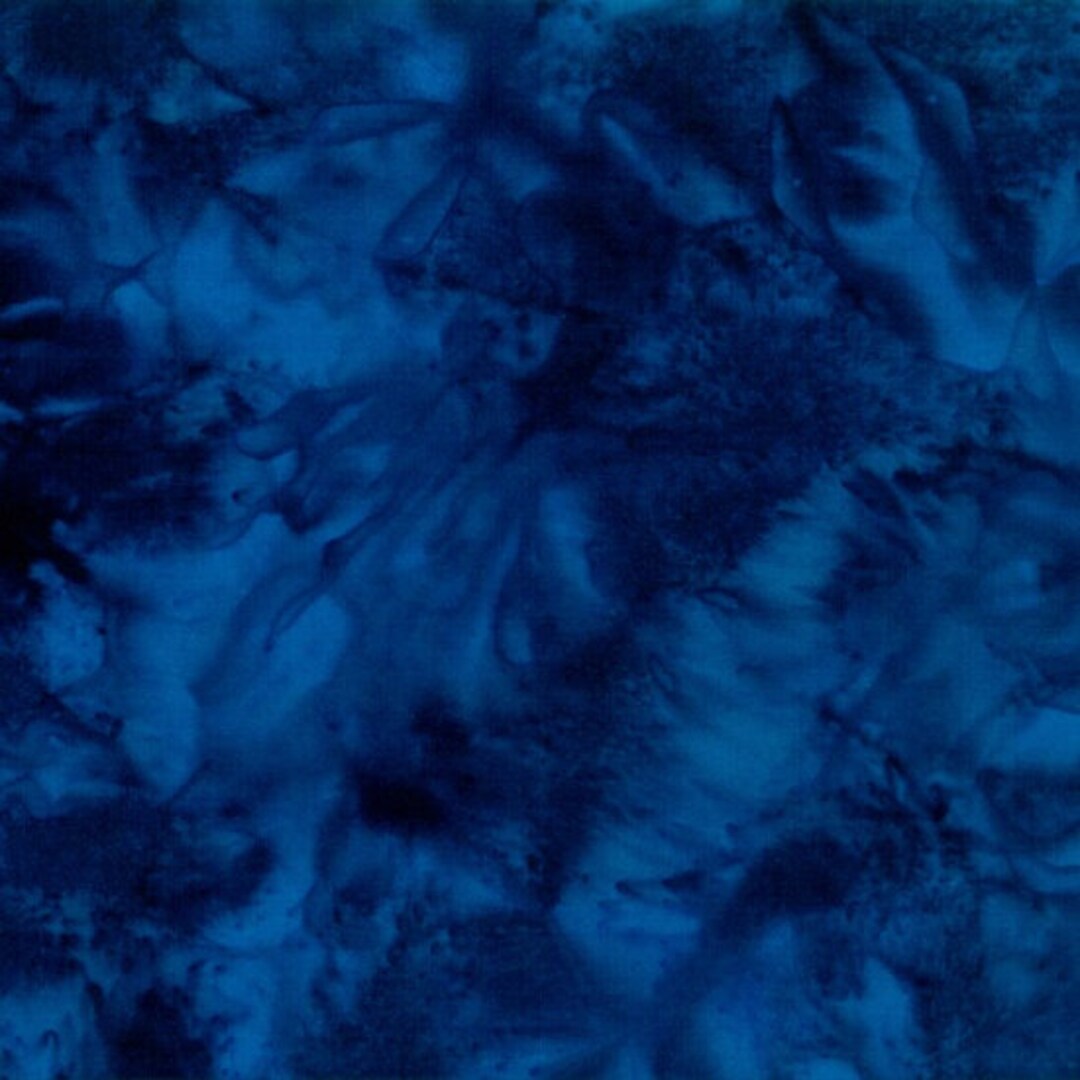 Hoffman Batiks HALF YARD Sapphire Blue 1895-230 Bali Hand Dyed 100% ...