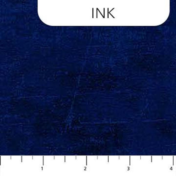 Canvas - Ink Blue 9030-480 by Northcott 100% Cotton Quilting Fabric Yardage