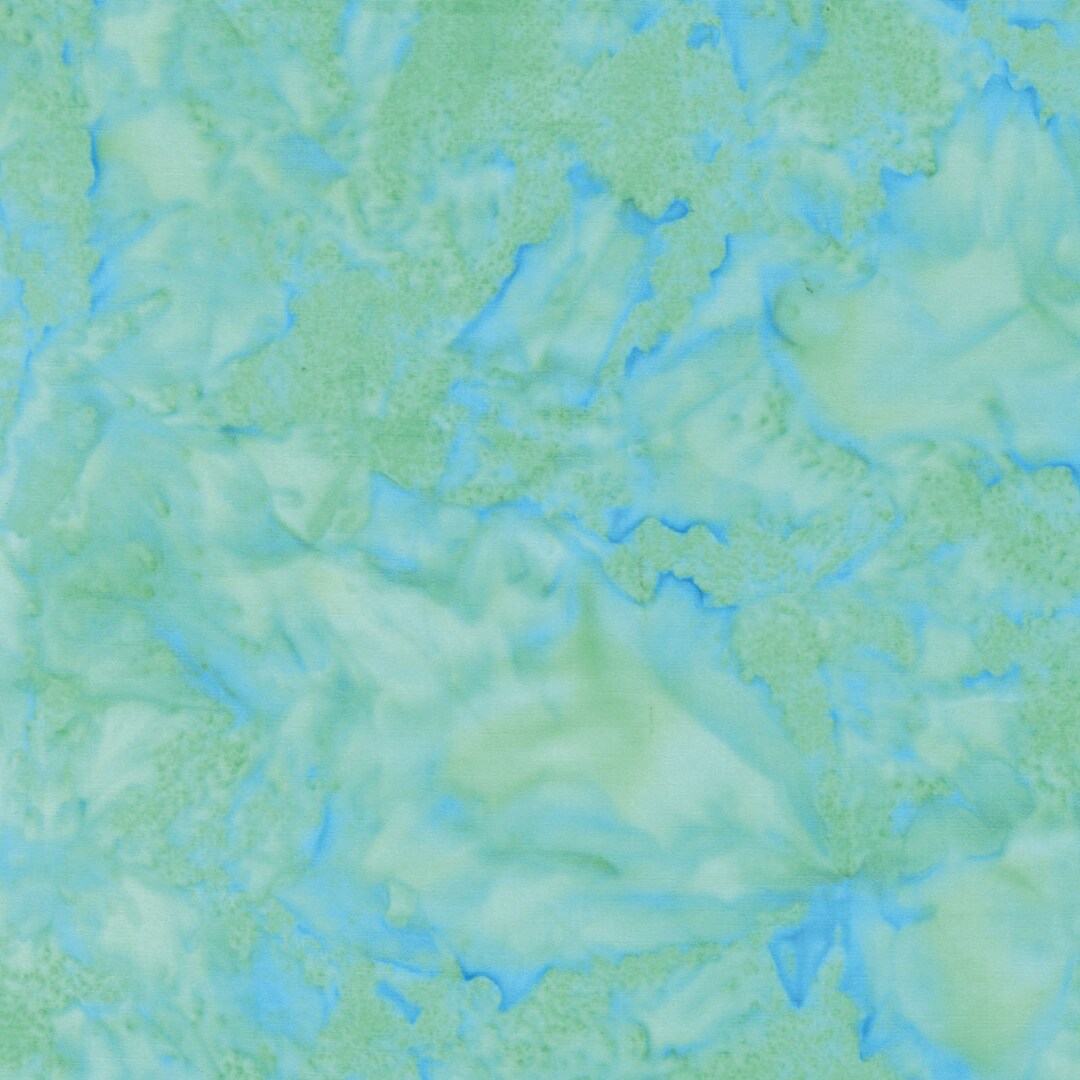 Bali Palettes Caribbean HALF YARD Marbelized Seabreeze Batik 9209-80 by ...