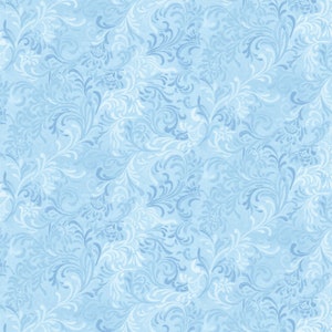 Embellishment HALF YARD Light Blue  51000-410 by Wilmington Prints 100% Cotton Quilting Fabric