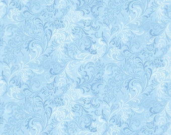 Embellishment HALF YARD Light Blue  51000-410 Wilmington Prints 100% Cotton Quilting Fabric