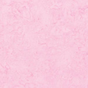 Hoffman Batiks HALF YARD Tea Rose Light Pink 1895-153 Bali Hand Dyed 100% Cotton Batik Fabric