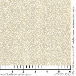Muslin Mates HALF YARD Vine Natural/White 9918-12 by Moda 100% Cotton Fabric *Almost Gone*