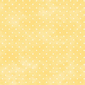Playtime FLANNEL Dots Yellow HALF YARD F10690-S by Maywood Studio 100% Cotton Flannel Quilting Fabric