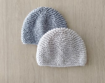 Bonnet bébé / bonnet bébé laine / bonnet lutin / béguin bébé / cadeau noël / cadeau naissance /bonnet tricot