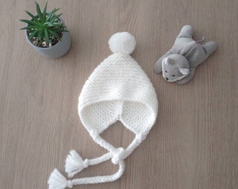 Bonnet Bebe Laine Etsy France