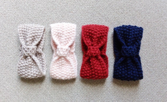 Lot De 2 Bandeaux Bandeau Bebe Laine Turban Layette Etsy France