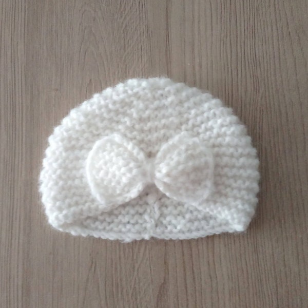 Merino baby hat / baby turban / OEKO-TEX wool / layette / maternity / birth gift / premature hat /