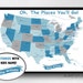 see more listings in the USA Map Prints section