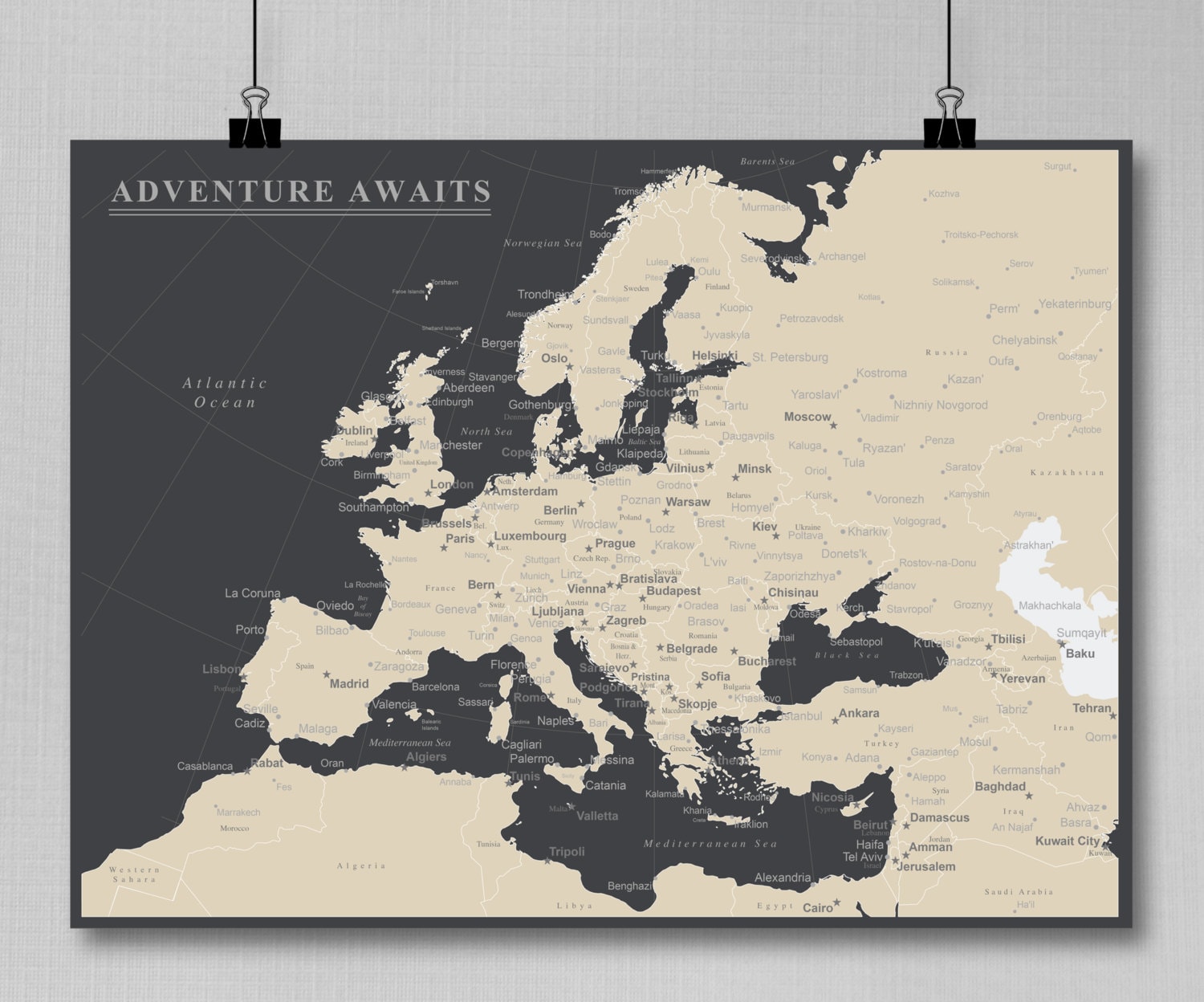 Europe Flag Pin Map – montessorikiwi